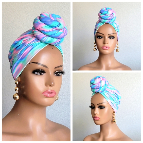 Brand New Pre-tied Handmade Turban - Picture 1 of 1